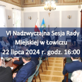 Zdjęcie do aktualności: VI Nadzwyczajna Sesja Rady Miejskiej w Łowiczu